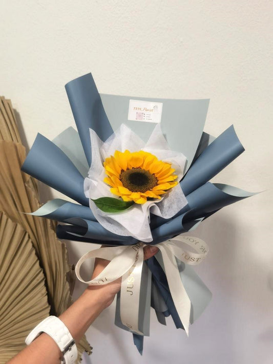 SINGLE FRESH SUNFLOWER BOUQUET