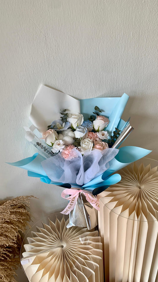 BLUE PINK BOUQUET