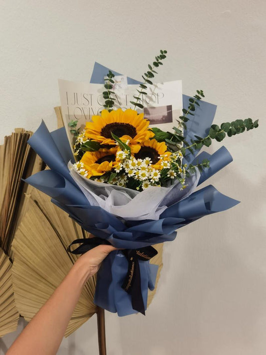 CONVO 3PCS FRESH SUNFLOWER BOUQUET