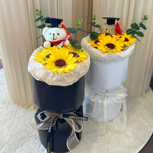 GRADUATION 3PCS SUNFLOWER