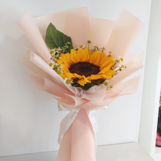 FRESH SUNFLOWER BOUQUET (PINK)