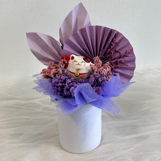 MINI GRAND OPENING PRESERVED FLOWER BOX (PURPLE)